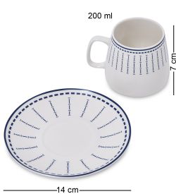 GAEM Art MUG-427/2 Набор из 6 чайных пар