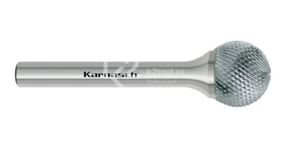 Борфреза твердосплавная Karnasch форма D, 2х1,8х3х38 мм, насечка HP-11 Micro, без покрытия, арт. 11.4083-010