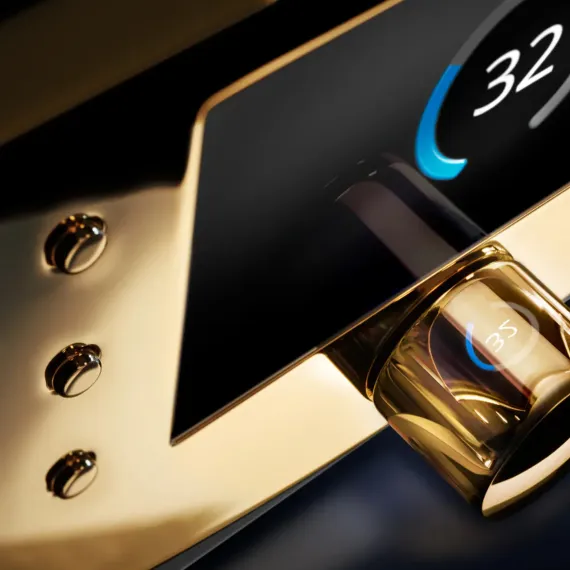 MBL N51 Integrated Amplifier Piano Black Gold