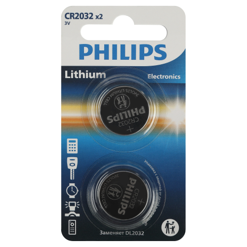 Батарейки Philips CR2032