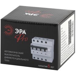 Автоматический выключатель дифференциального тока ЭРА PRO NO-902-19 АВДТ 63 3P+N C16 300мА тип A | Электротовары