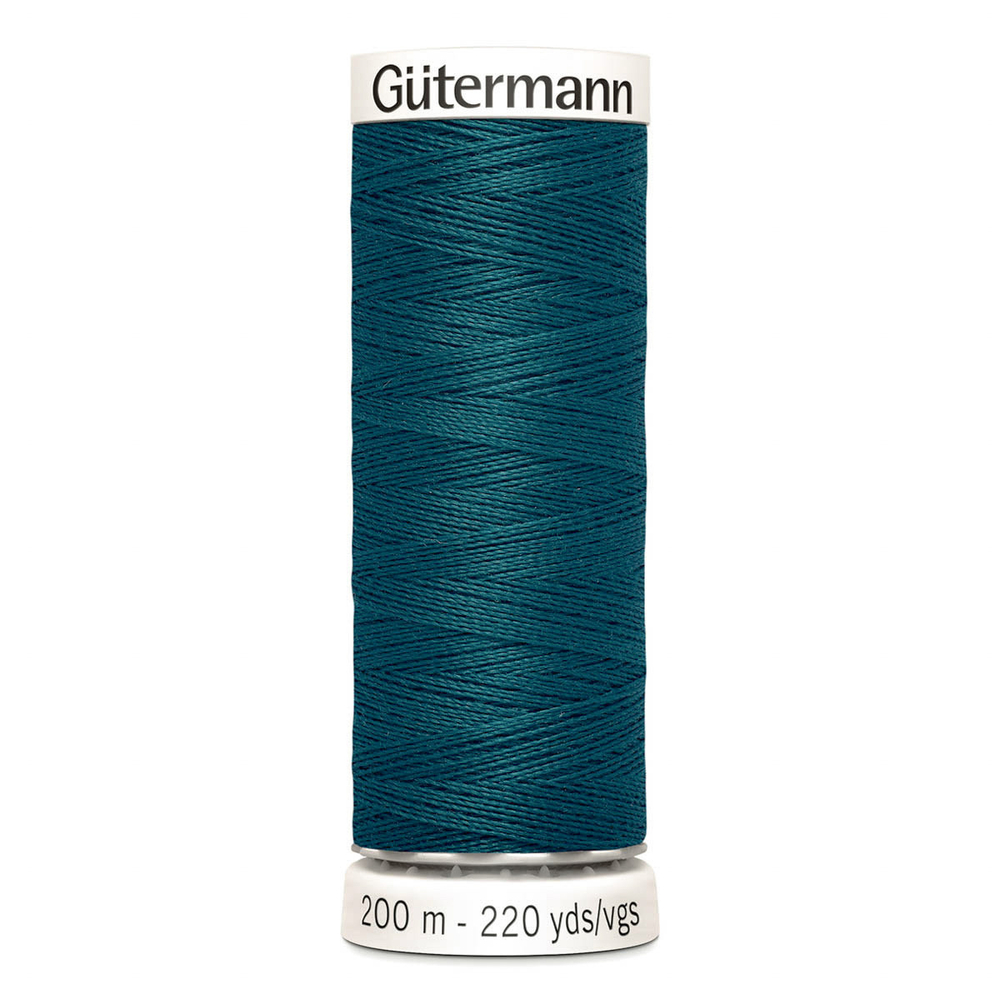 01 Нить Sew-All 100/200 м для всех материалов, 100% полиэстер Gutermann 748277 (870 малахит)