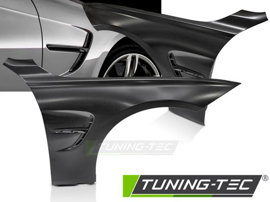 FENDERS SPORT STYLE WITH SIDE VENT BLACK fits BMW F32 F33 F36 13-19