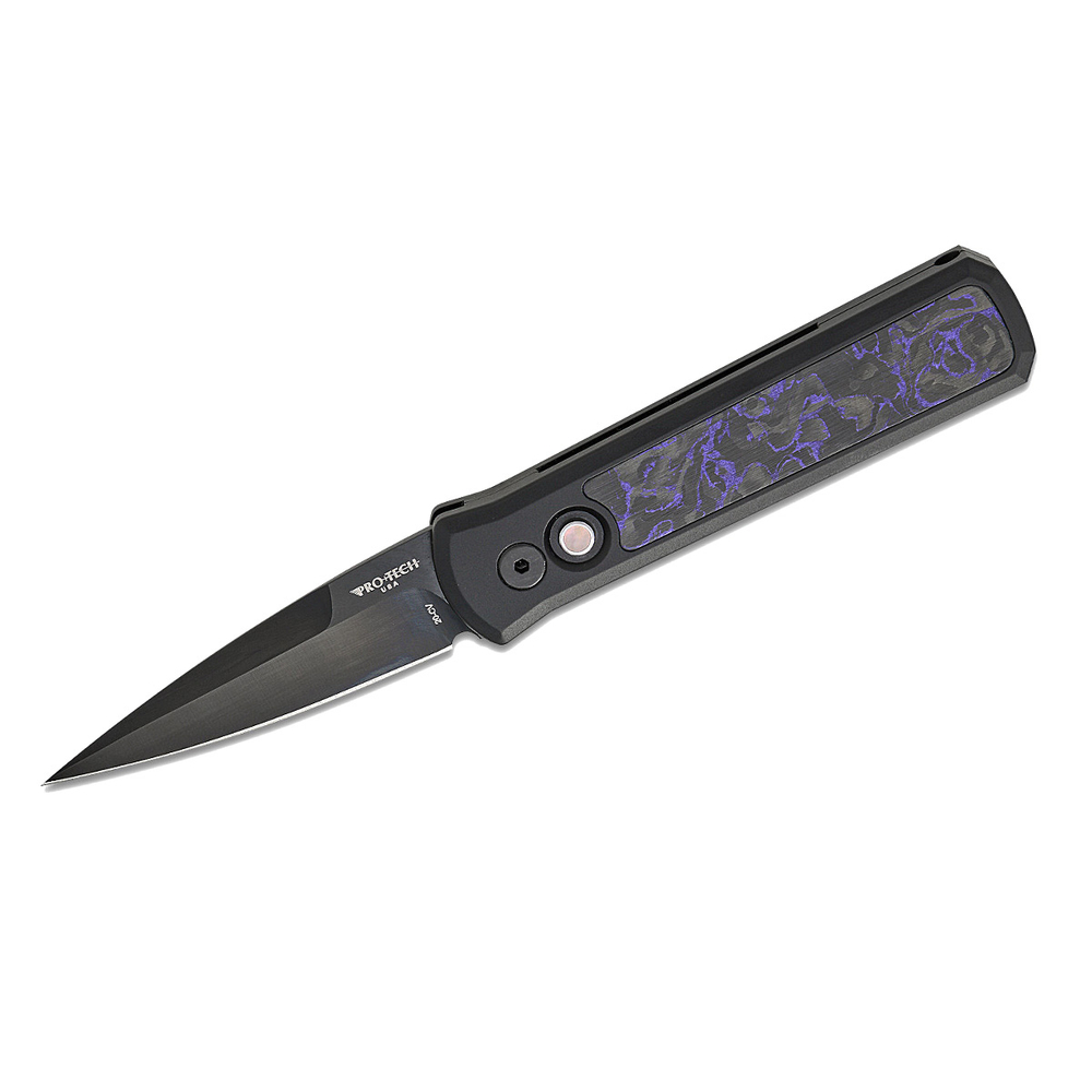 Автоматический нож Pro-Tech Godson, сталь CPM 20CV, 7214-Violet CF 20CV