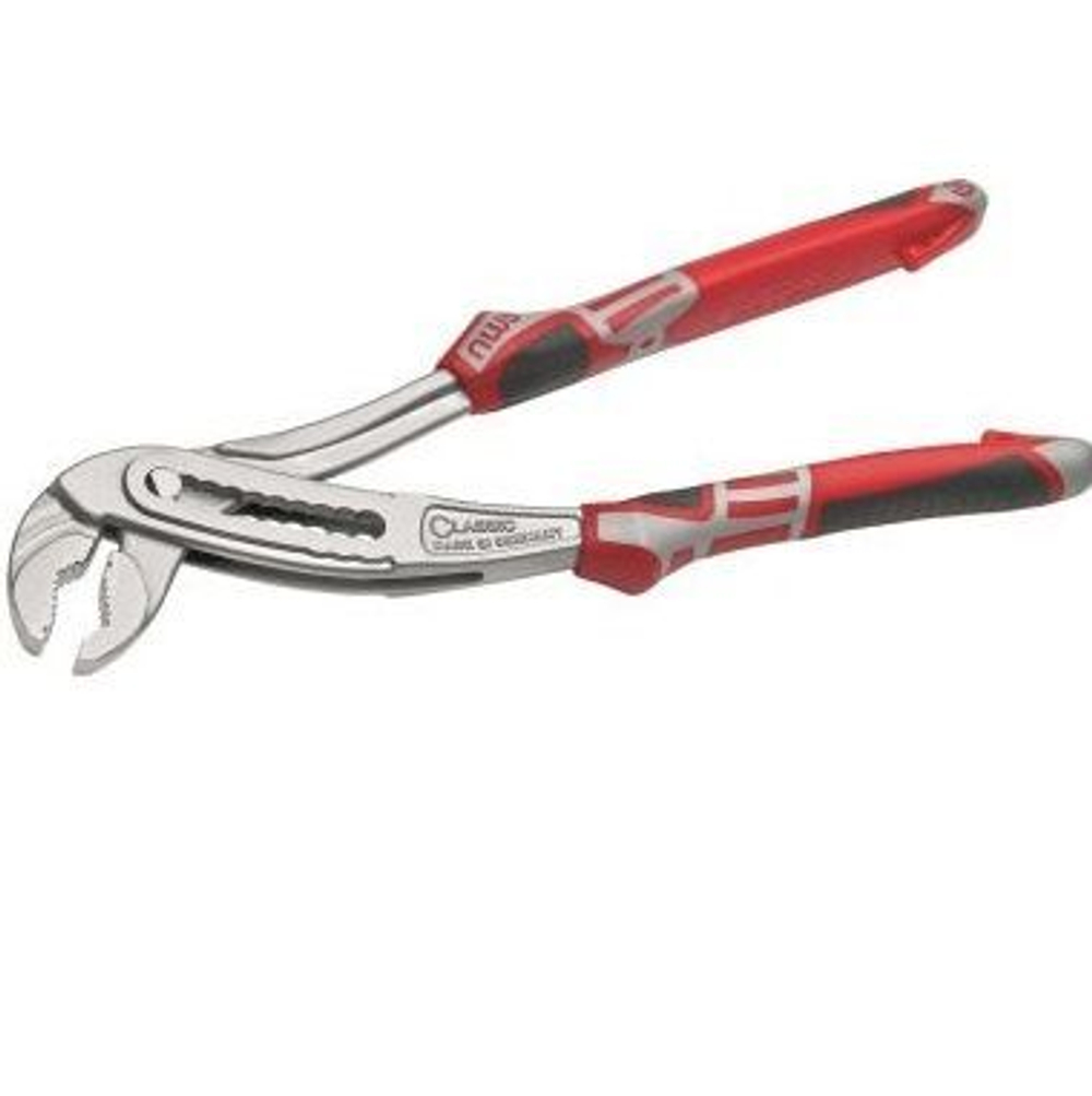 NWS Клещи переставные ClassicPlus, 240 мм, покрытие Crom, рукоятки SoftGripp 3K