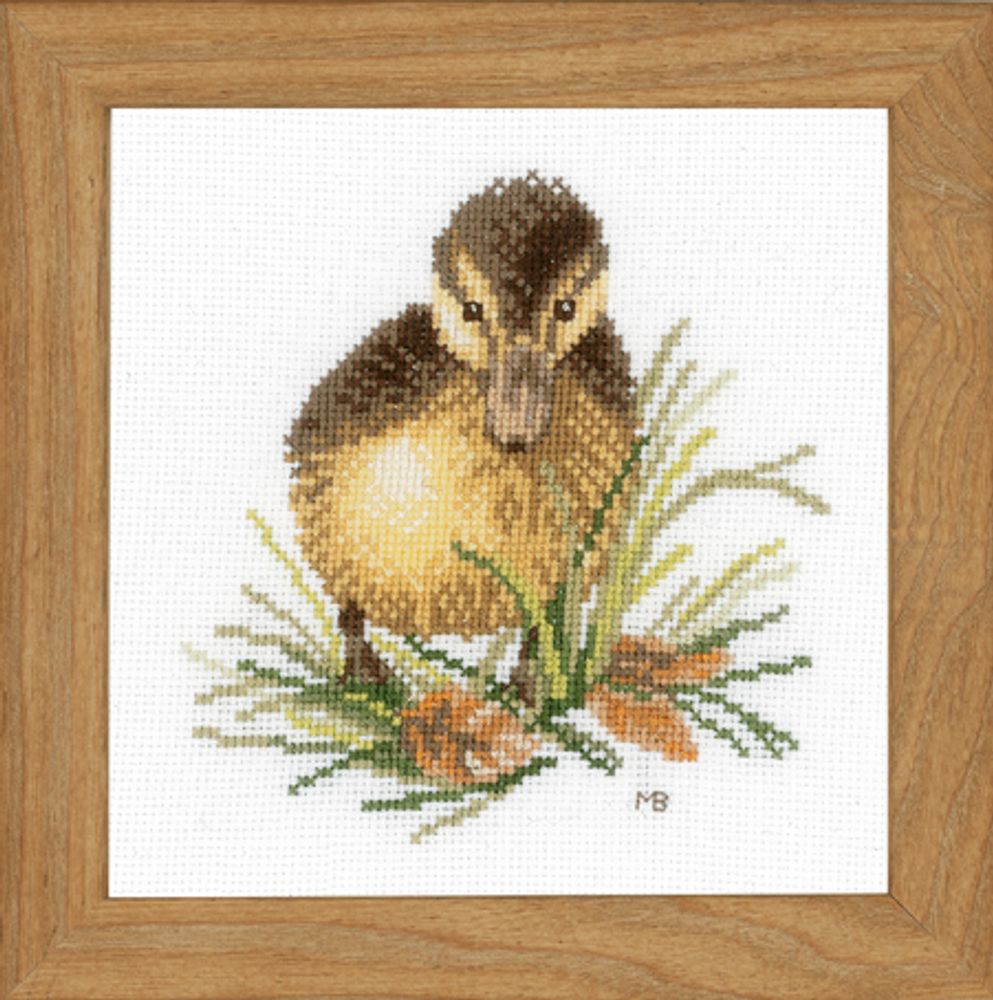 Набор для вышивания нитками Lanarte, Duckling I, 14х14 см Набор для вышивания нитками Lanarte, Duckling I, 14х14 см