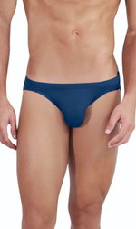 Темно-синие трусы-брифы с узким поясом Purity Brief (Размер: XL) (Цвет: темно-синий)