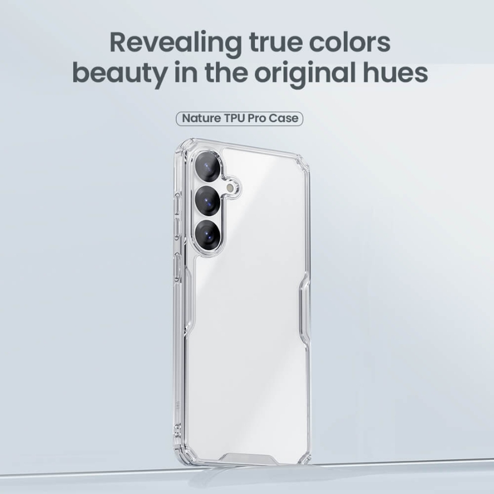 Прозрачный силиконовый чехол Nillkin Nature Pro для Samsung Galaxy S25+