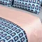 Комплект постельного белья двусторонний из сатина розового и голубого цветов с принтом blossom time из коллекции cuts&amp;pieces