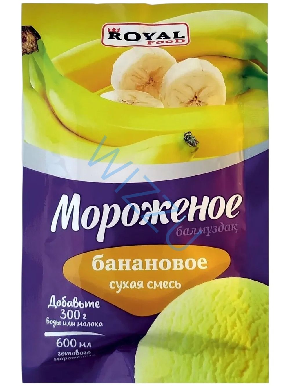 Мороженое Донское 1 кг банановое в пакете