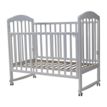 Кровать детская 120*60 "СИЛЬВИЯ"-2 (арт.44) кол/кач (белый)