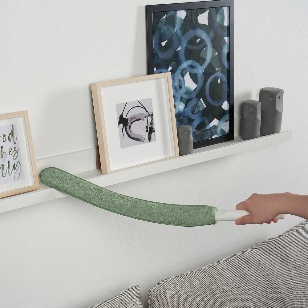 IKEA PEPPRIG (ИКЕА ПЕППРИГ) — Крышка с прорезью, зеленая, 45x7 см, фото 2