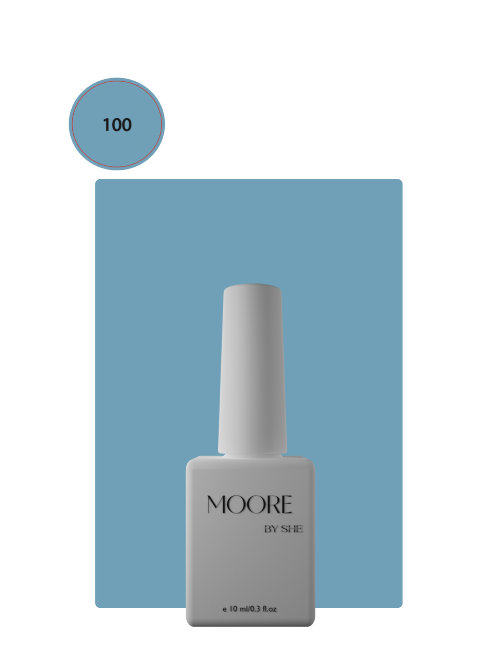 Moore Гель-лак  100 10 ml