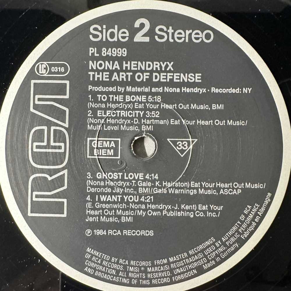 Nona Hendryx – The Art Of Defense (Германия 1984г.)