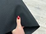 Кожа Honey Comb Black+Grey 1,5–1,7 мм крупным планом