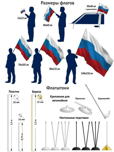 Флаг Морской пехоты России 70х105 см
