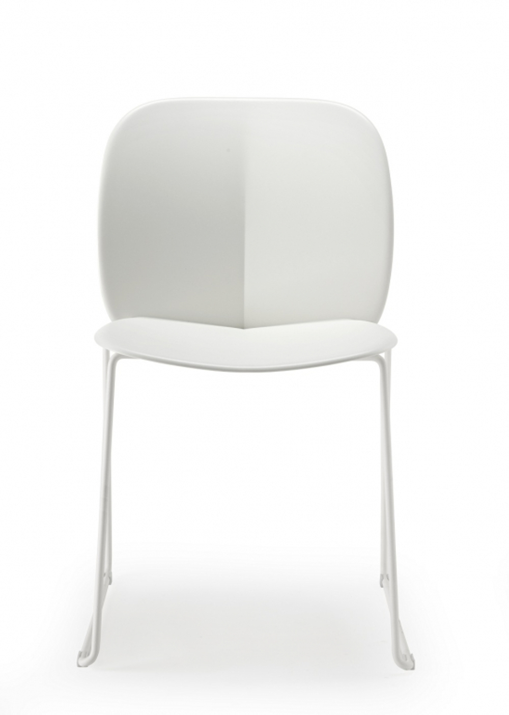 Стул пластиковый на полозьях Scab Design Mentha Go Green, лен