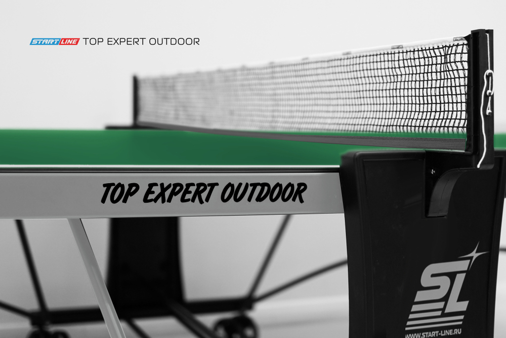 Стол теннисный Top Expert 6 Всепогодный Зелёный