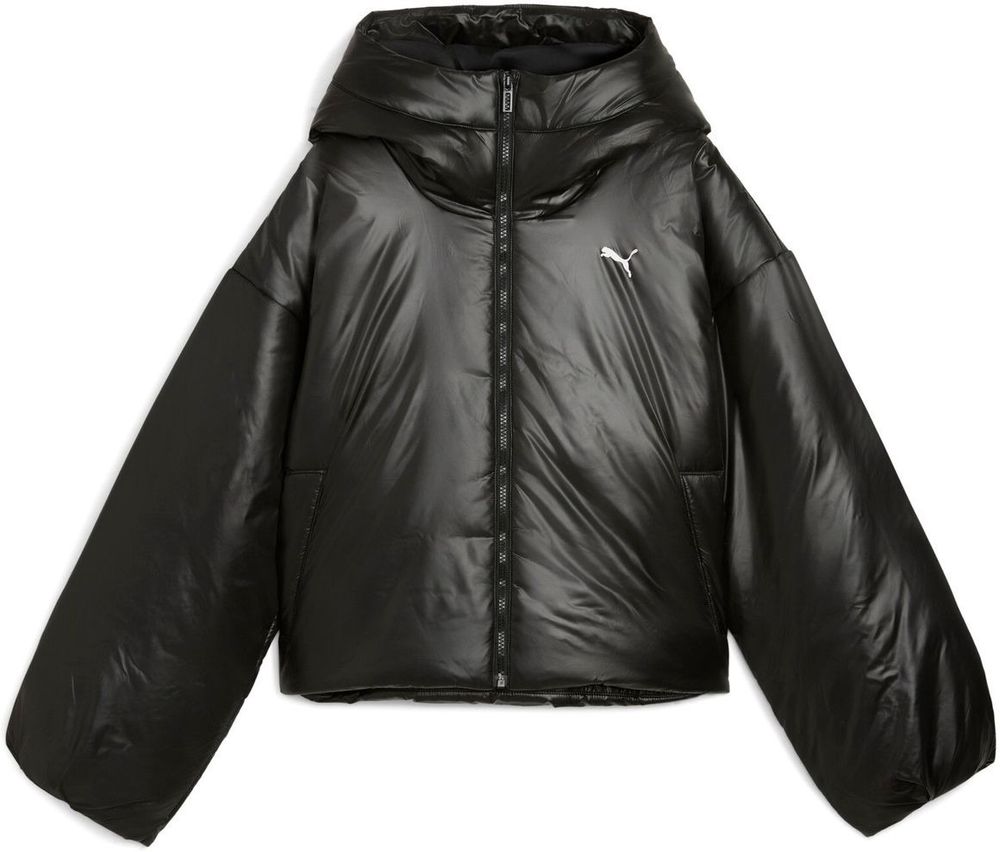 Куртка утепленная женская PUMA WARDROBE ESS Shiny Hooded Padded Jacket