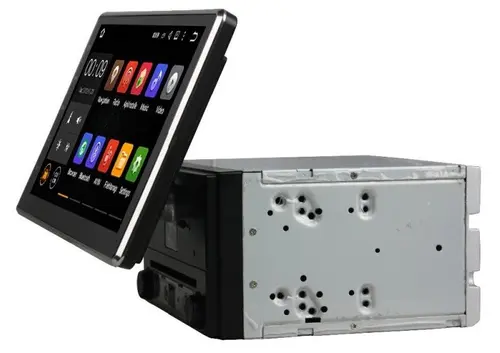 Магнитола для с поворотным экраном 10" - Airok RX-1006D Android 13, Быстрая, CarPlay, 4G SIM-слот