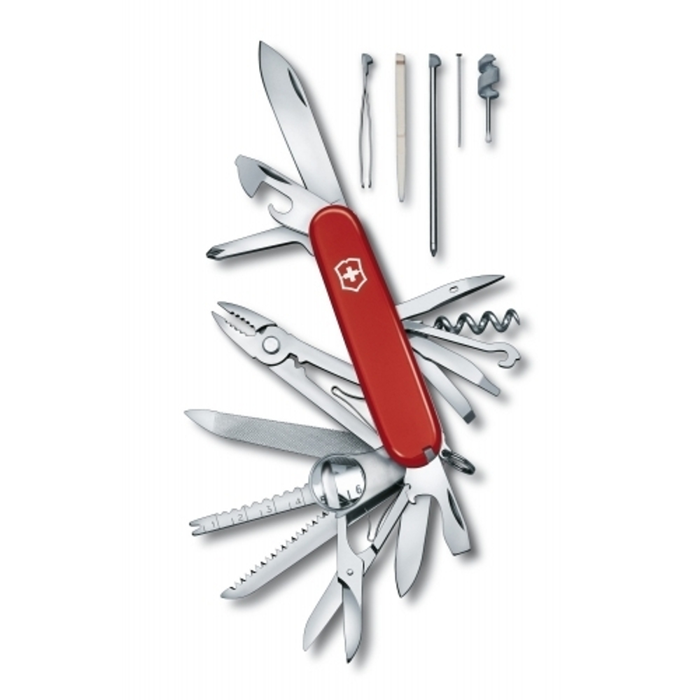 Нож Victorinox SwissChamp, 91 мм, 33 функции, красный