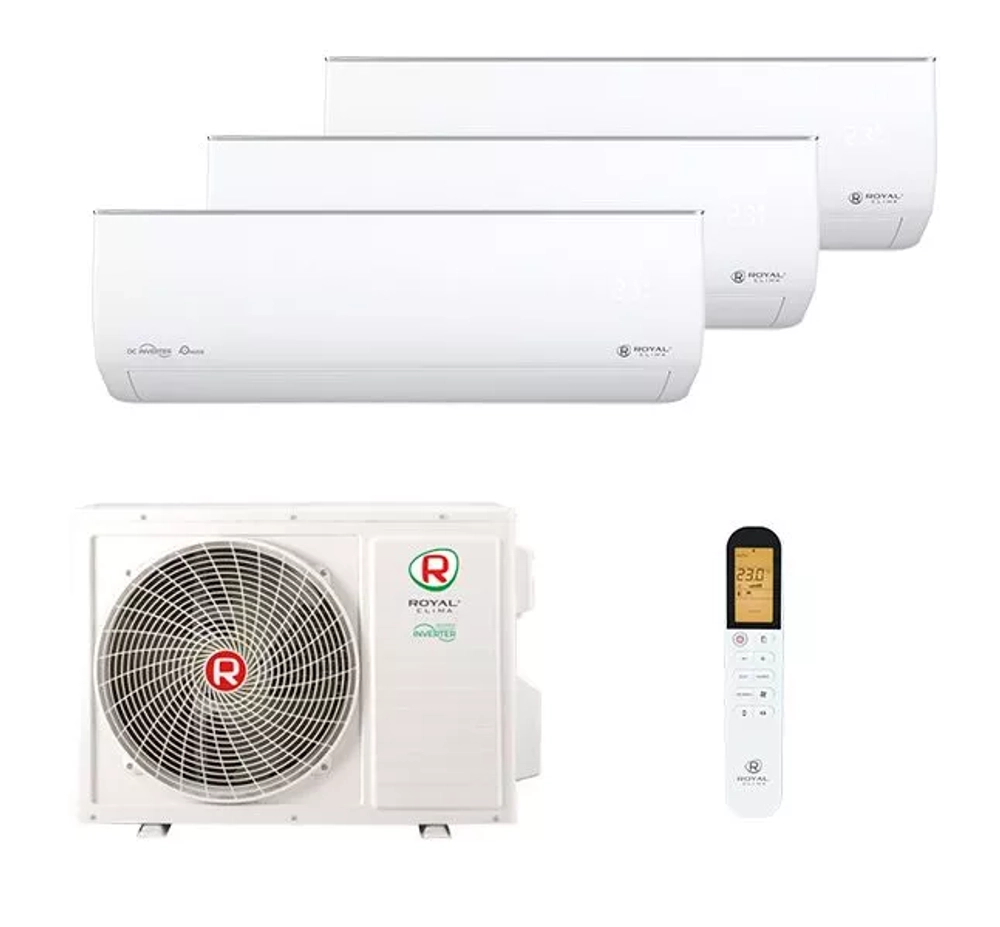 Мульти сплит-система на 3 комнаты ( 25+25+25 м2) Royal Clima Gamma Multi Gloria