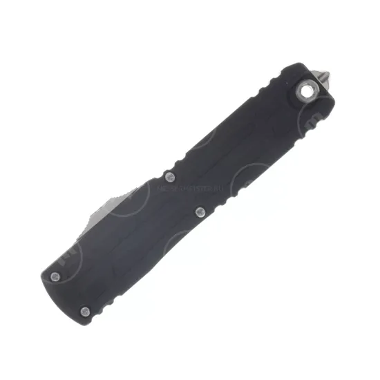 Нож Microtech Ultratech Gen III EX-ZBP Interceptor Sawback Bowie 1117EX-10S - рукоять алюминий, сталь - M390MK