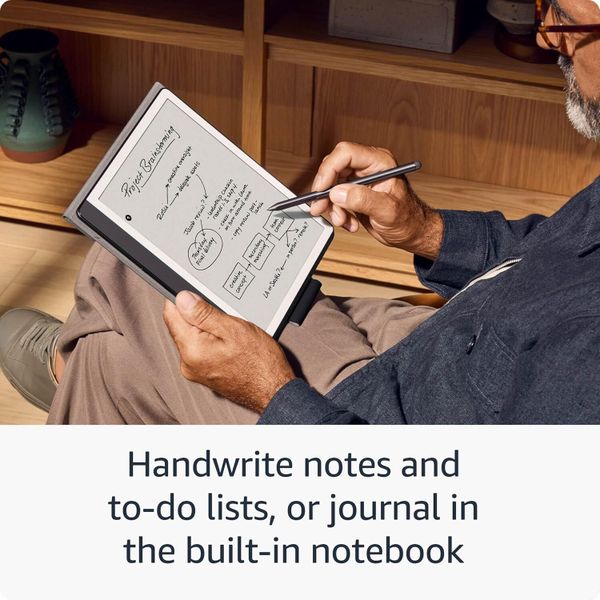 Электронная книга Amazon Kindle Scribe (2024) 64Gb with Premium Pen Зеленый | Metallic Jade