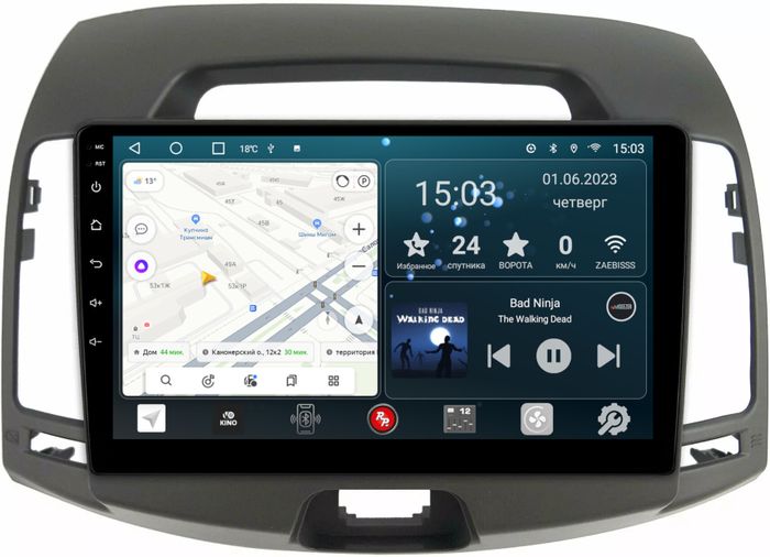 Магнитола для Hyundai Elantra 4 2006-2010 (HD) - Redpower 092 Android 10, Быстрая, CarPlay, SIM-слот