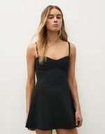 Женское мини-платье-корсет на бретелях - BERSHKA