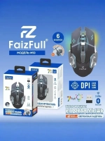 Мышь игровая беспроводная FaizFull M50, 2.4Ghz/BT5.3, 6 кнопок, RGB, Black