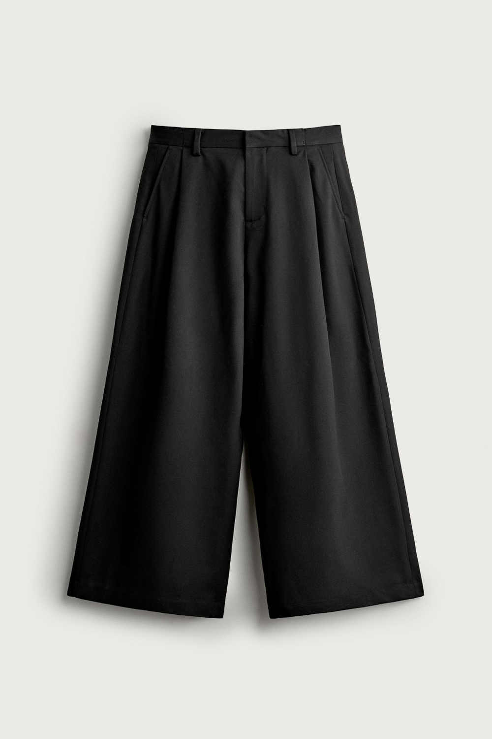 БРЮКИ WIDE FIT СО СКЛАДКАМИ — ZARA