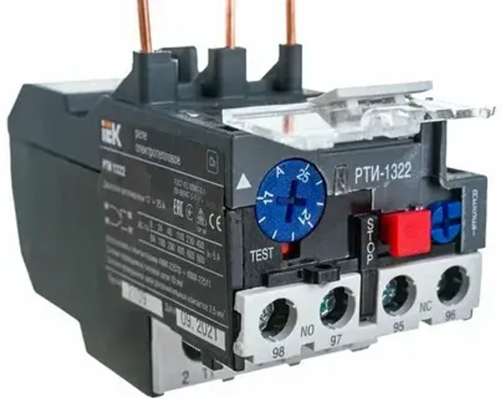 Реле РТИ-1322 электротепловое 17-25А IEK  арт. DRT10-0017-0025