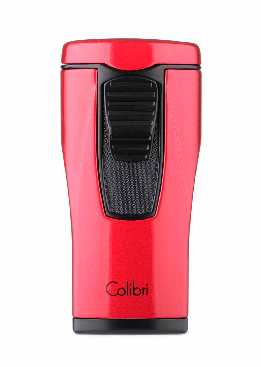 Зажигалка сигарная Colibri Monaco (тройное пламя), красный металлик