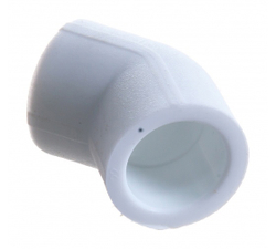 Угол 45° ППР 32 VALFEX PP-R белый полипропиленовый