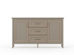 КЛАССИК тумба KOM2D3S (Глиняный серый)