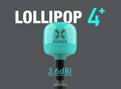 Антенна Foxeer Lollipop 4 Plus High Quality 5.8G 2.6dBi FPV Omni LDS Antenna RHCP MMCX Tube Long teal PA1474 (2 шт)