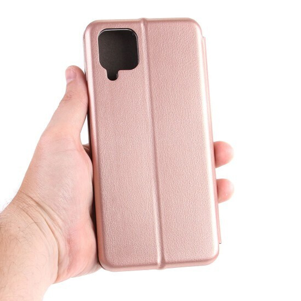 Чехол-книжка для Samsung Galaxy A12, 009805 Золотой