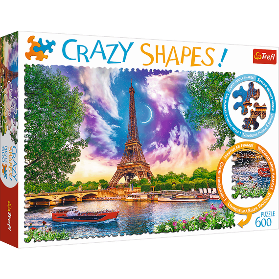 Puzzle "600 Crazy Shapes" - Sky over Paris
