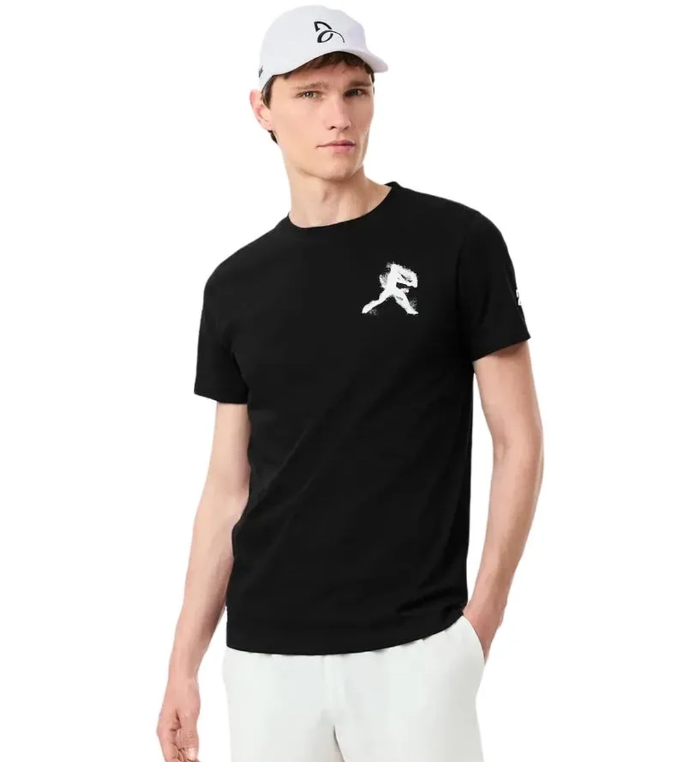 Теннисная футболка Lacoste Tennis x Novak Djokovic Pack - black