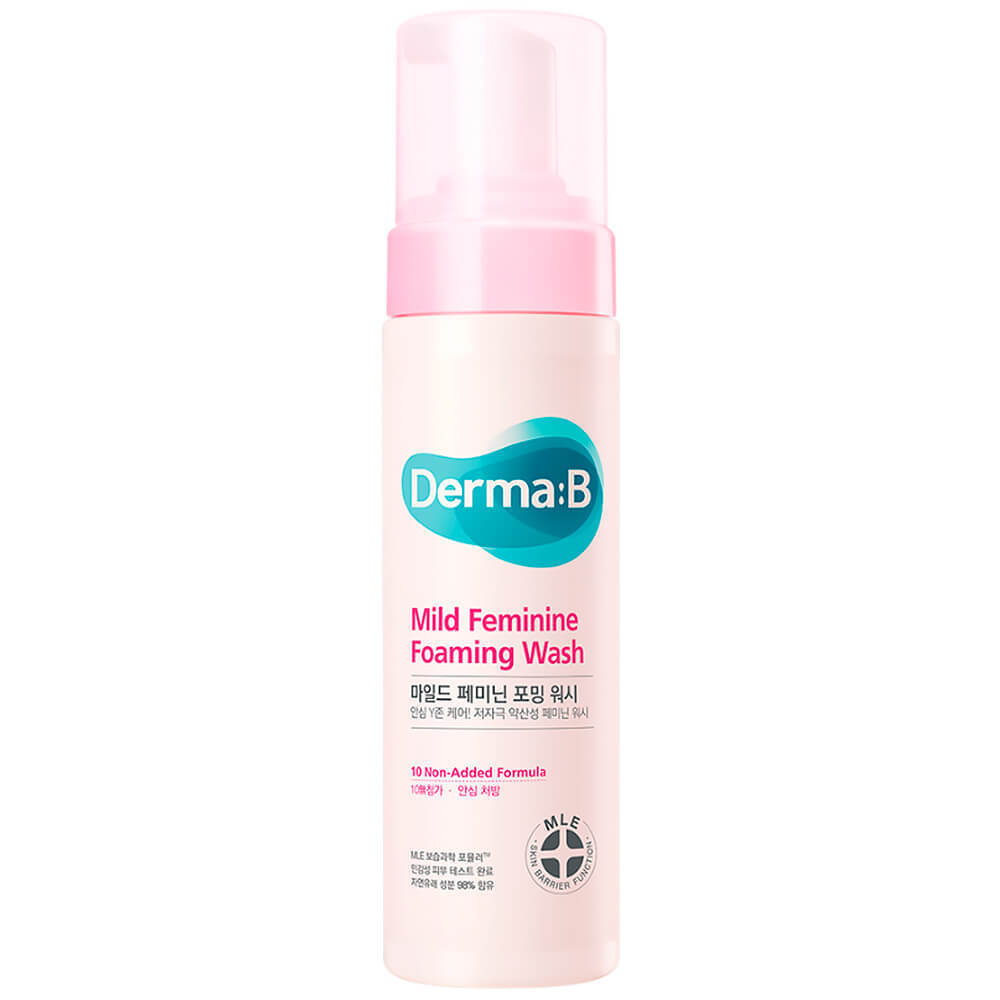 Пенка слабокислотная для интимной гигиены DERMA:B Feminine Foaming Wash 200 мл