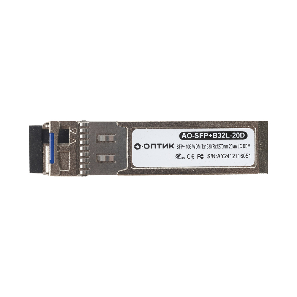 Трансивер А-Оптик AO-SFP+B32L-20D