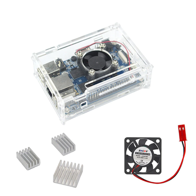 Прозрачный корпус с вентилятором для Orange Pi PC/PC Plus