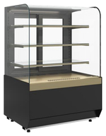 Витрина кондитерская Carboma KR70 VM 1,3-1 Light (Bronze 9005/0109)