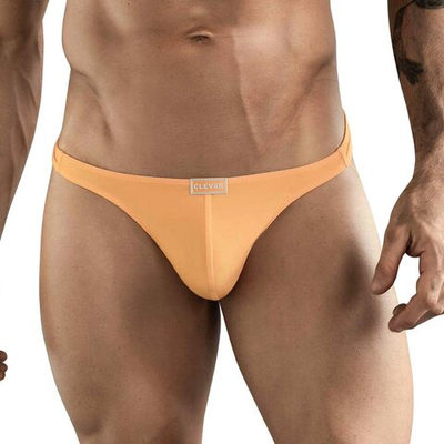 Оранжевые мужские трусы-тонги Clever Cactus Thong