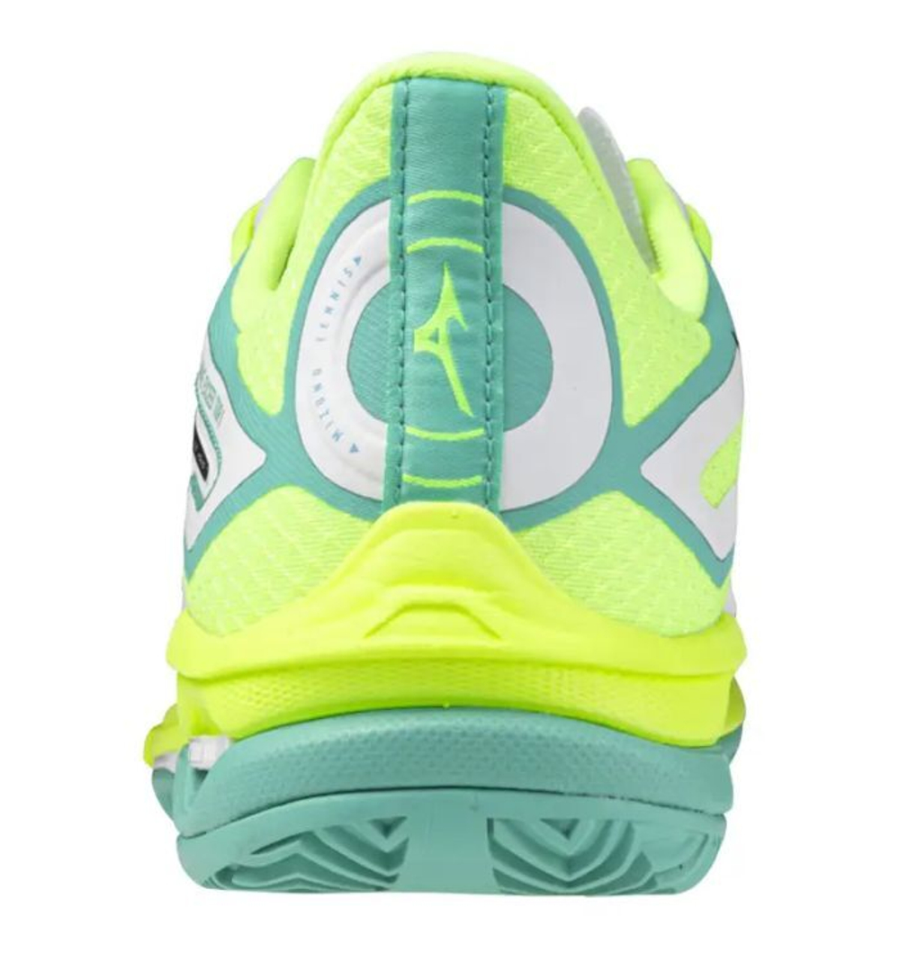 Женские Кроссовки теннисные Mizuno Wave Exceed Tour 6 CC - белый