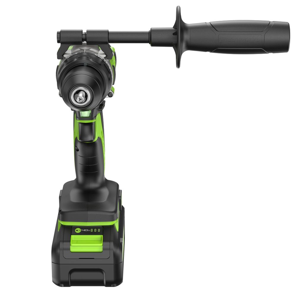 Дрель-шуруповерт акк. Greenworks GD24DD90, 24V, б/щет, 45/90Нм,2x4Ач,ЗУ,кор (3707507CUD)
