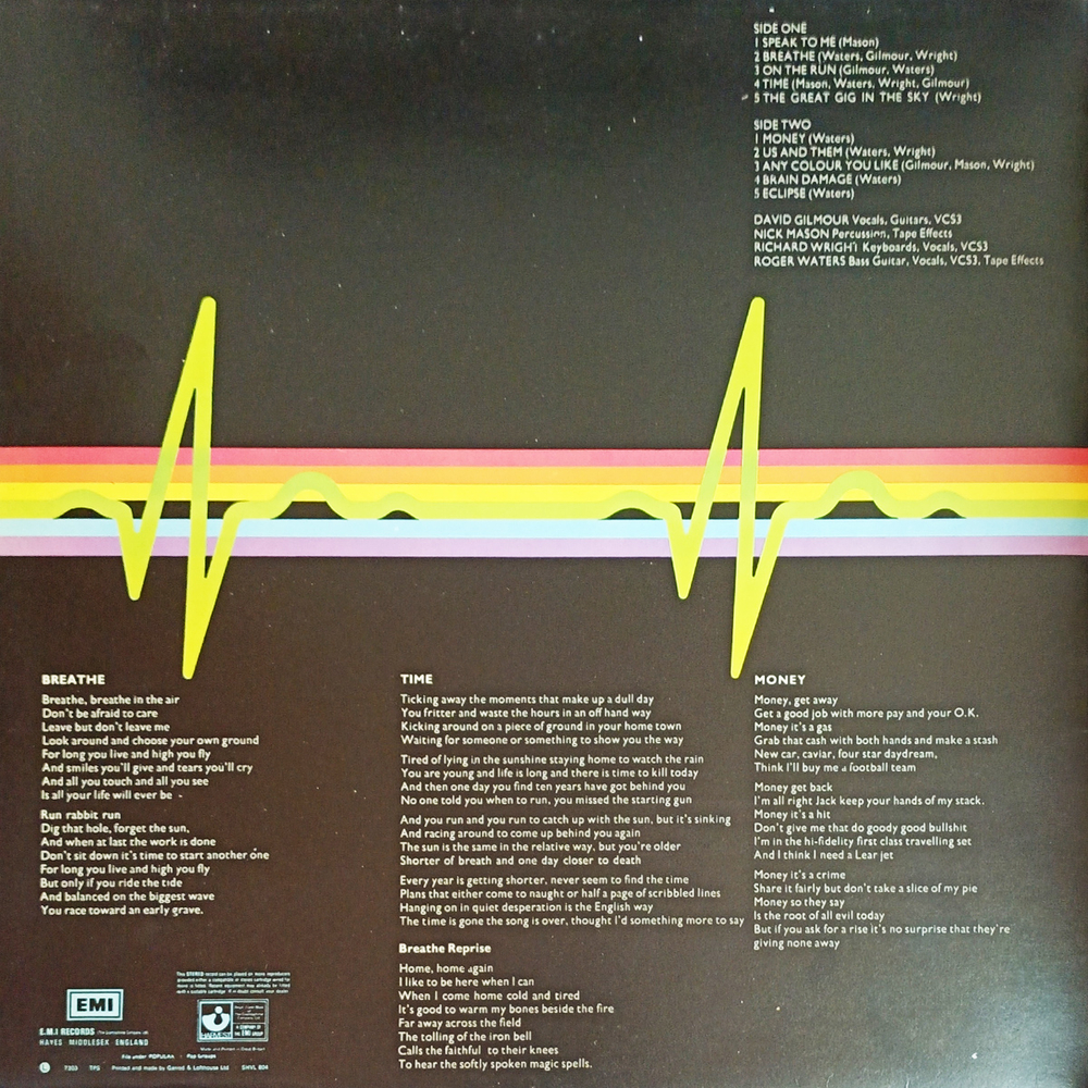 Pink Floyd / The Dark Side Of The Moon (LP)