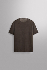 ЛЕГКАЯ ФУТБОЛКА ДЛЯ БЕГА ИЗ РЕЛЬЕФНОЙ ТКАНИ — ZARA · 4387/302