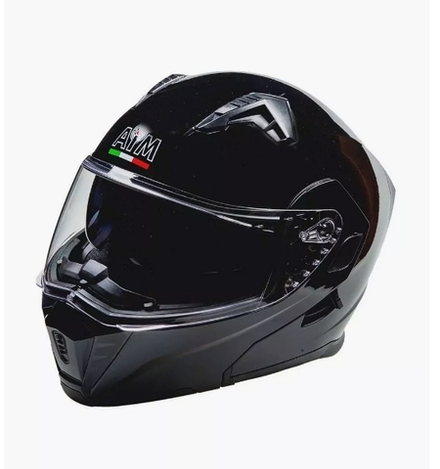 Шлем модуляр AiM JK906 Black Glossy, S